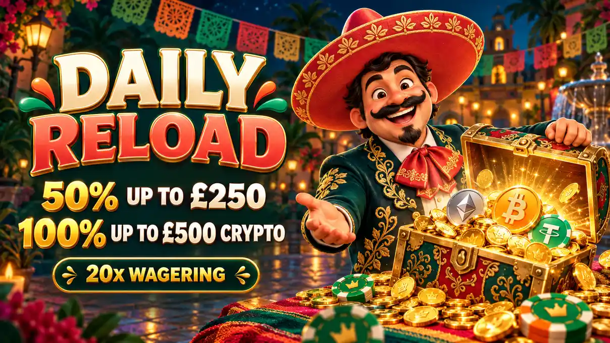 Slots Amigo Casino daily reload bonus